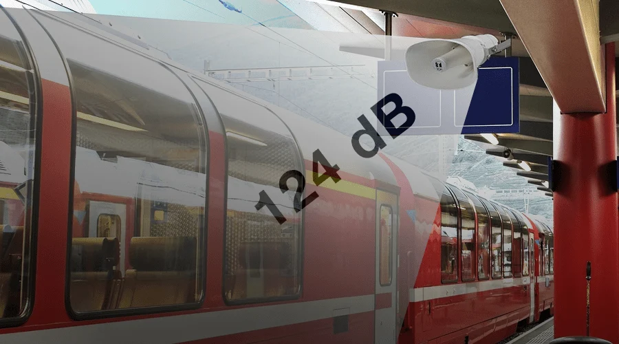 Faites-vous entendre clairement à 124 dB maxi